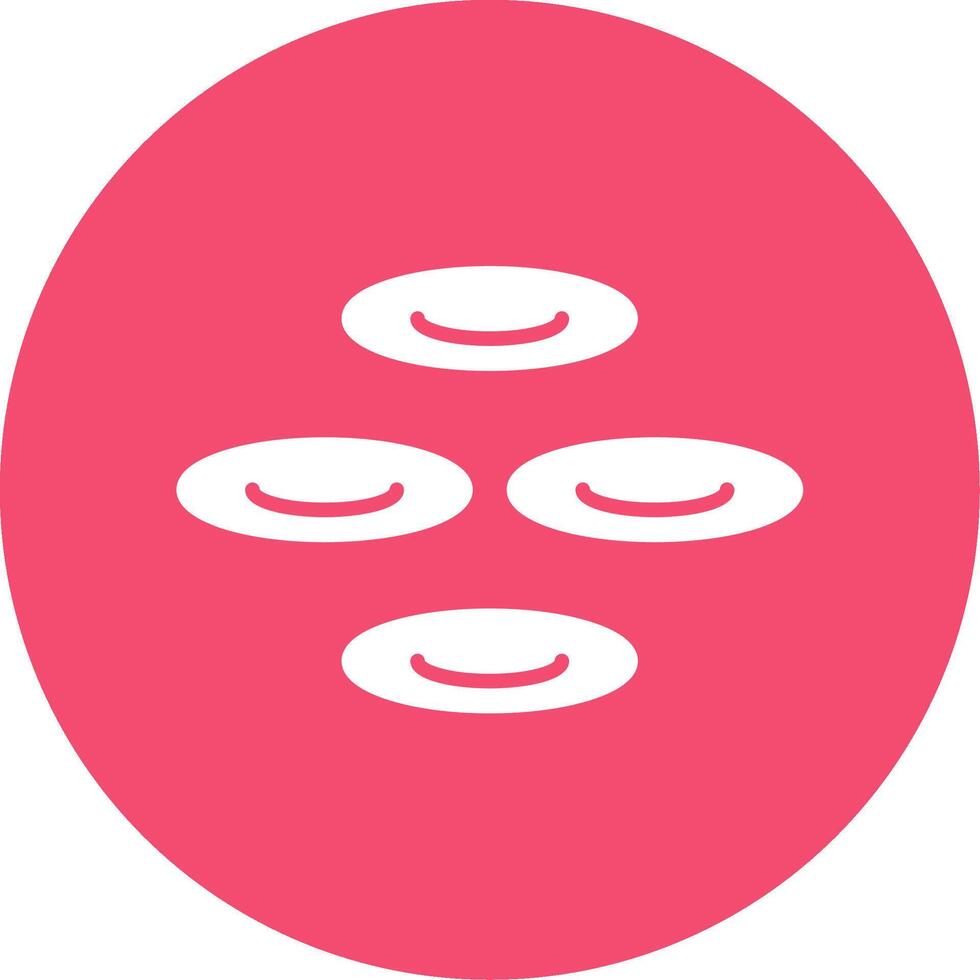 Cell Multi Color Circle Icon vector
