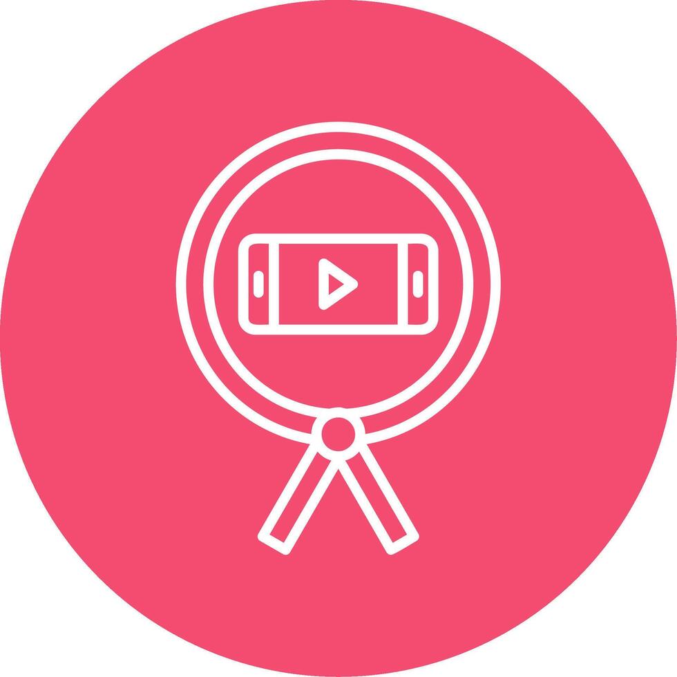 Phone Multi Color Circle Icon vector