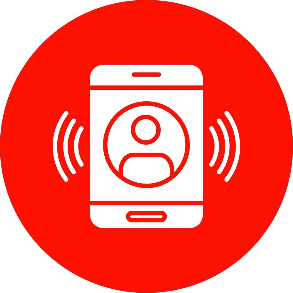 Call Multi Color Circle Icon vector