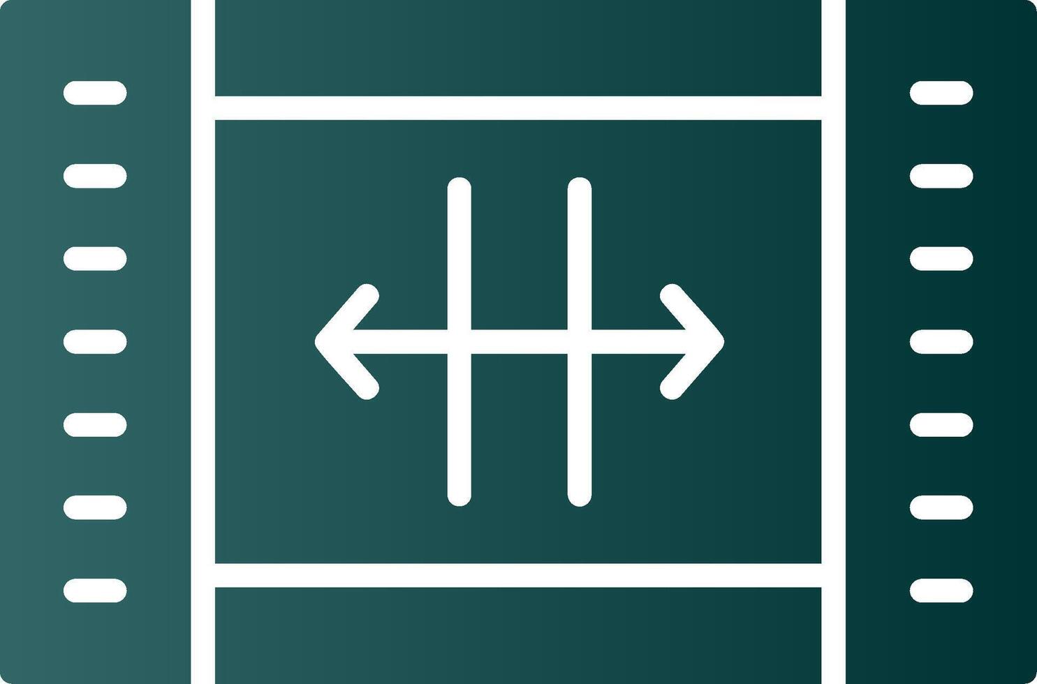 Resize Glyph Gradient Icon vector
