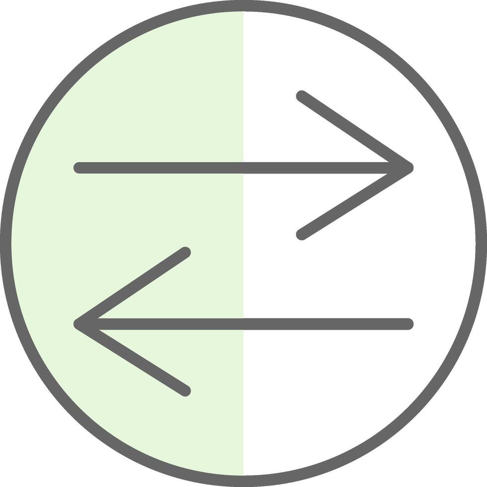 Swap Fillay Icon Design vector