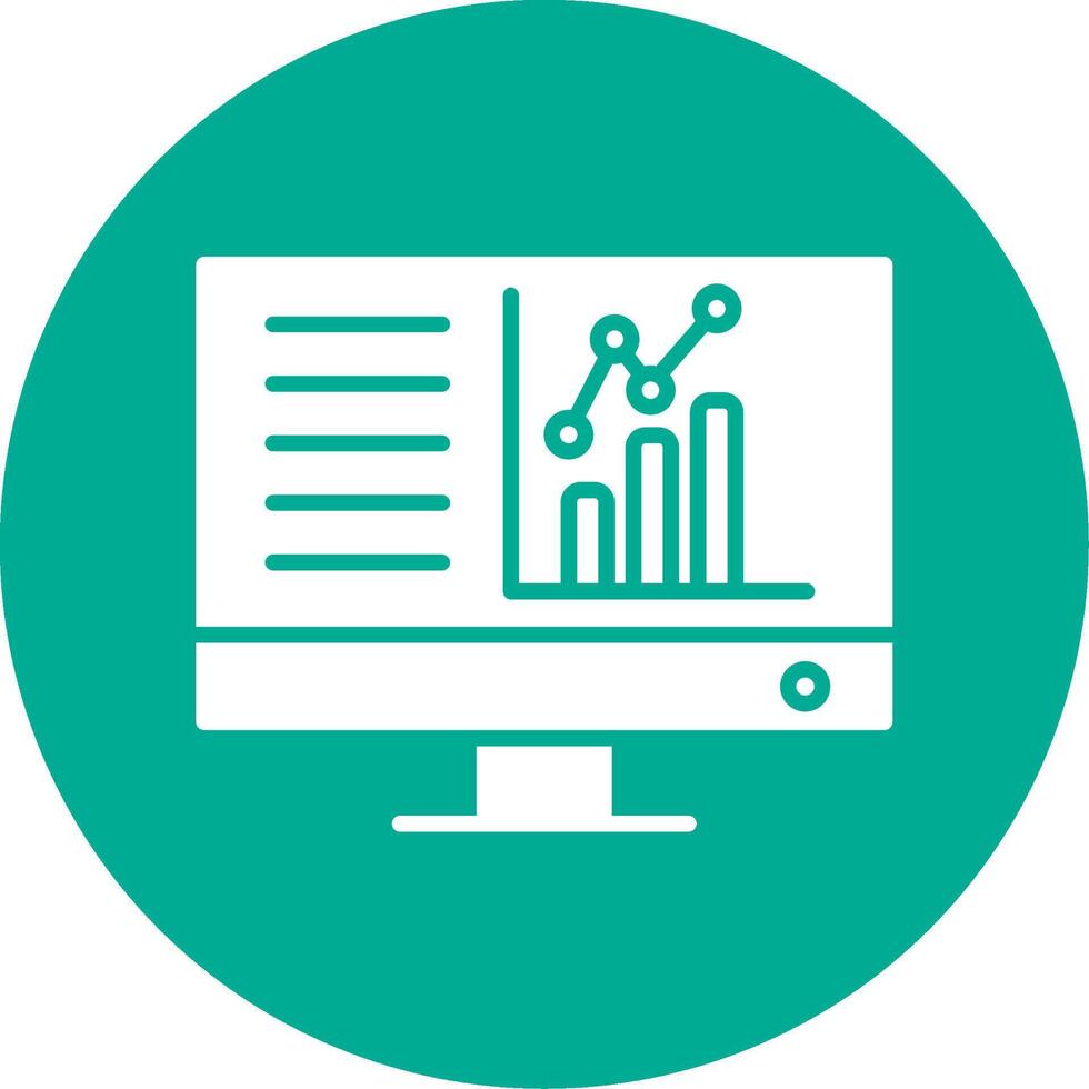 Dashboard Multi Color Circle Icon vector