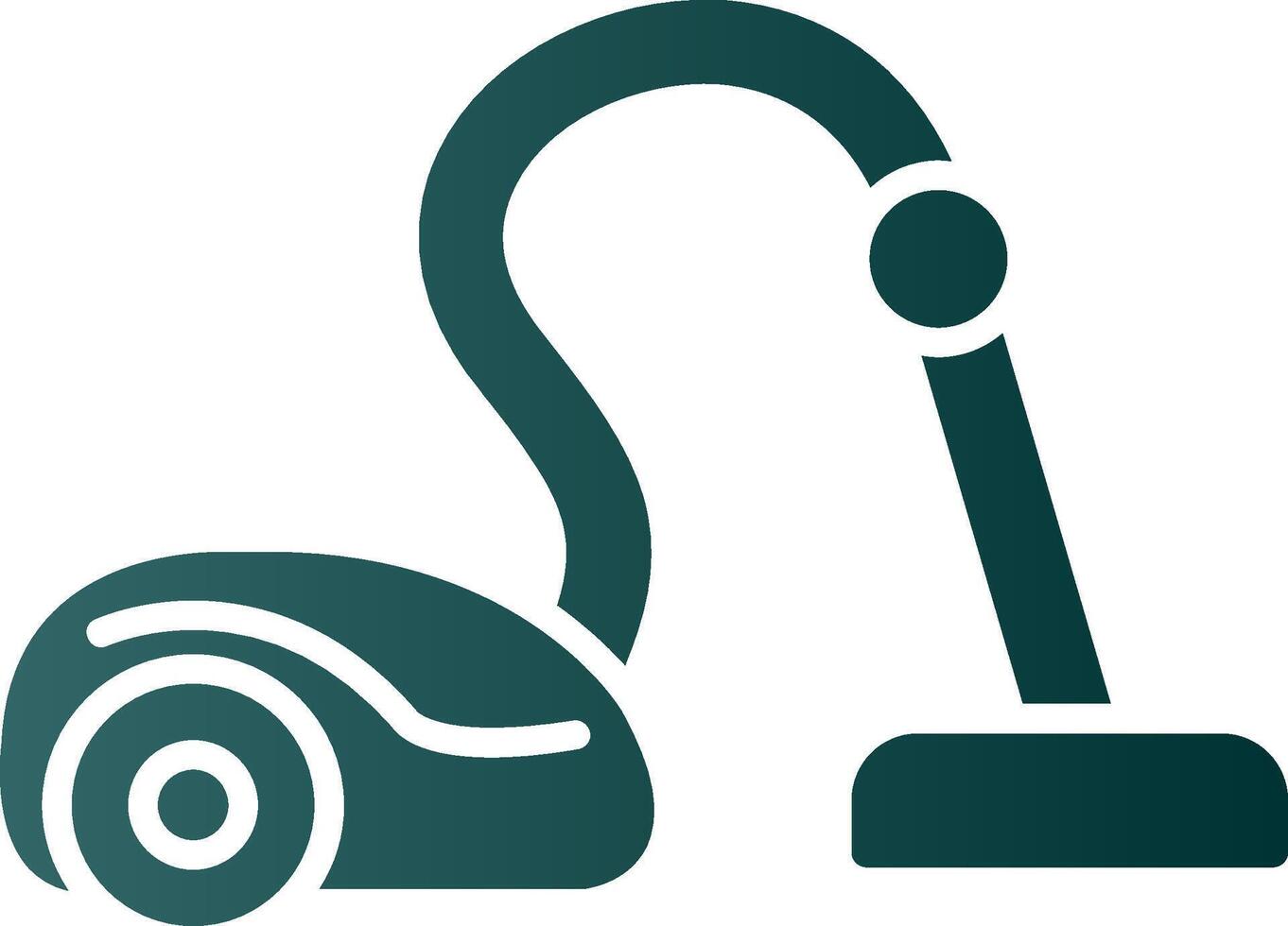 Vacuum Cleaner Glyph Gradient Icon vector