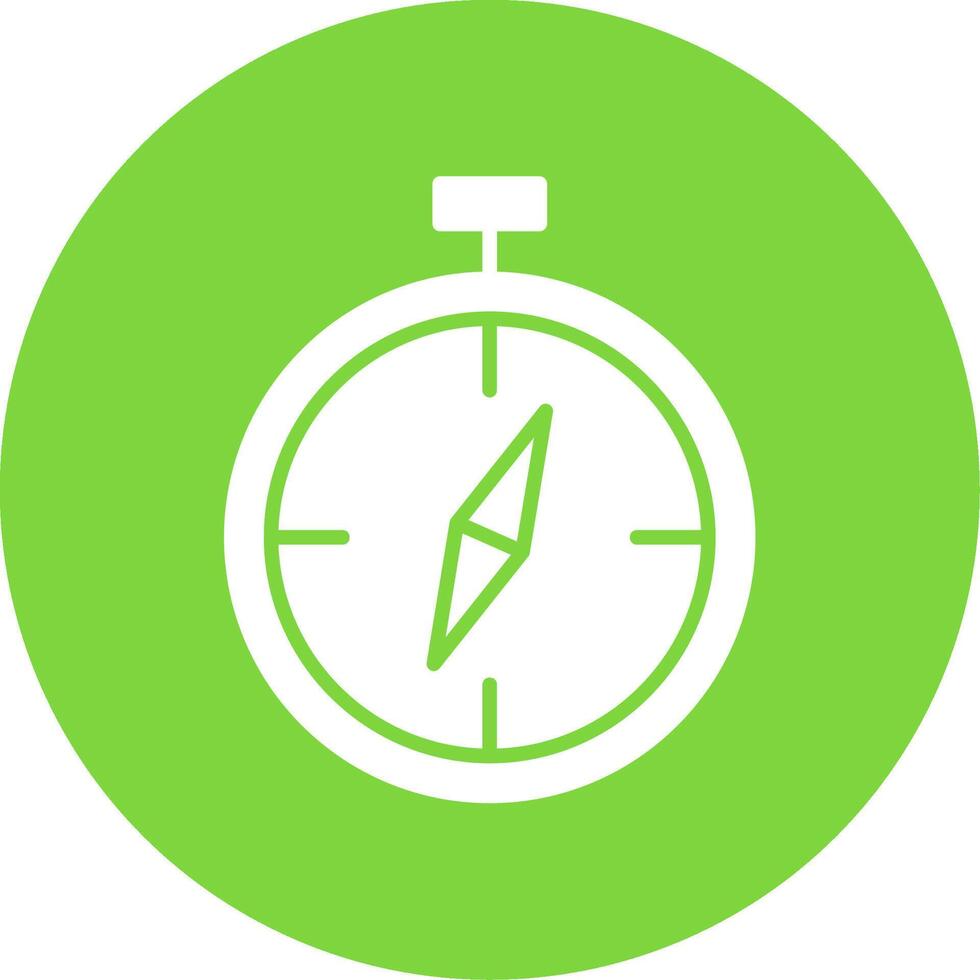 Compass Multi Color Circle Icon vector