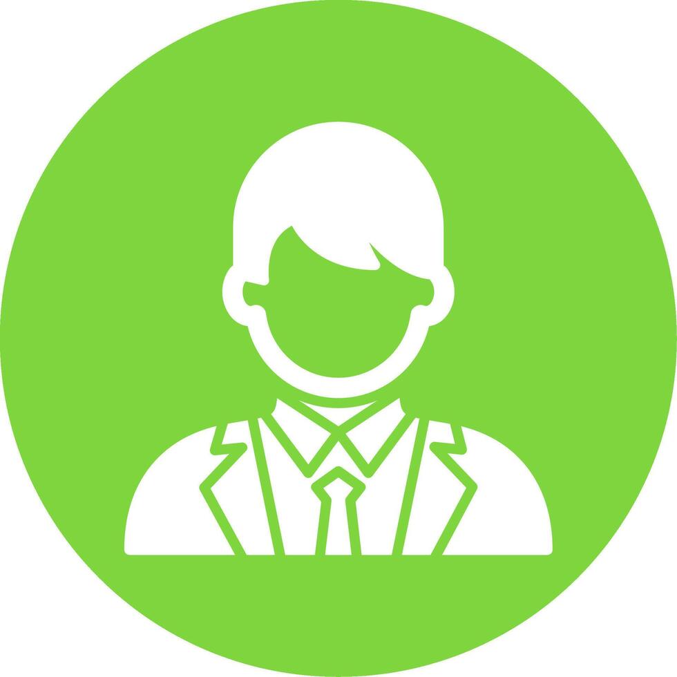 Manager Multi Color Circle Icon vector