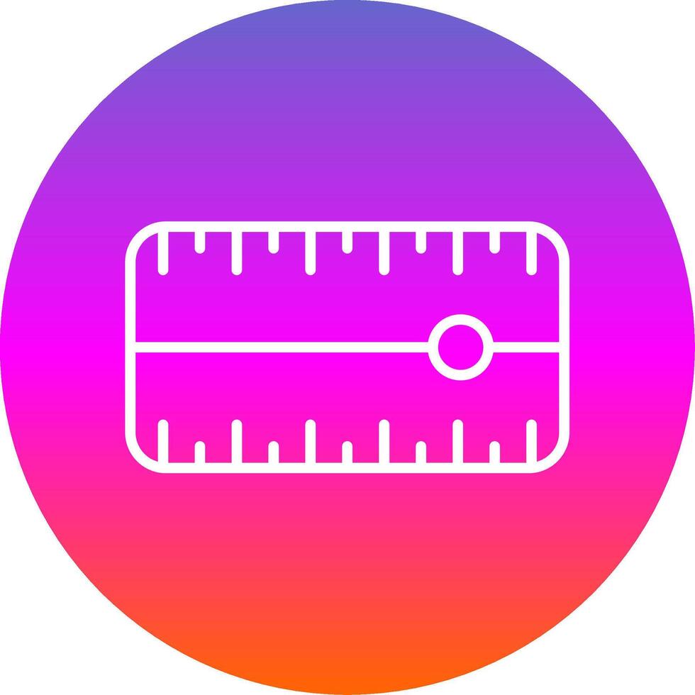 Dial Line Gradient Circle Icon vector