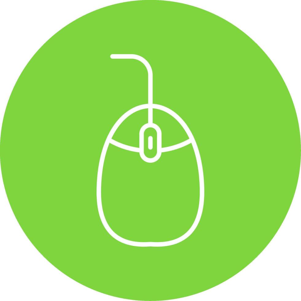 Mouse Multi Color Circle Icon vector