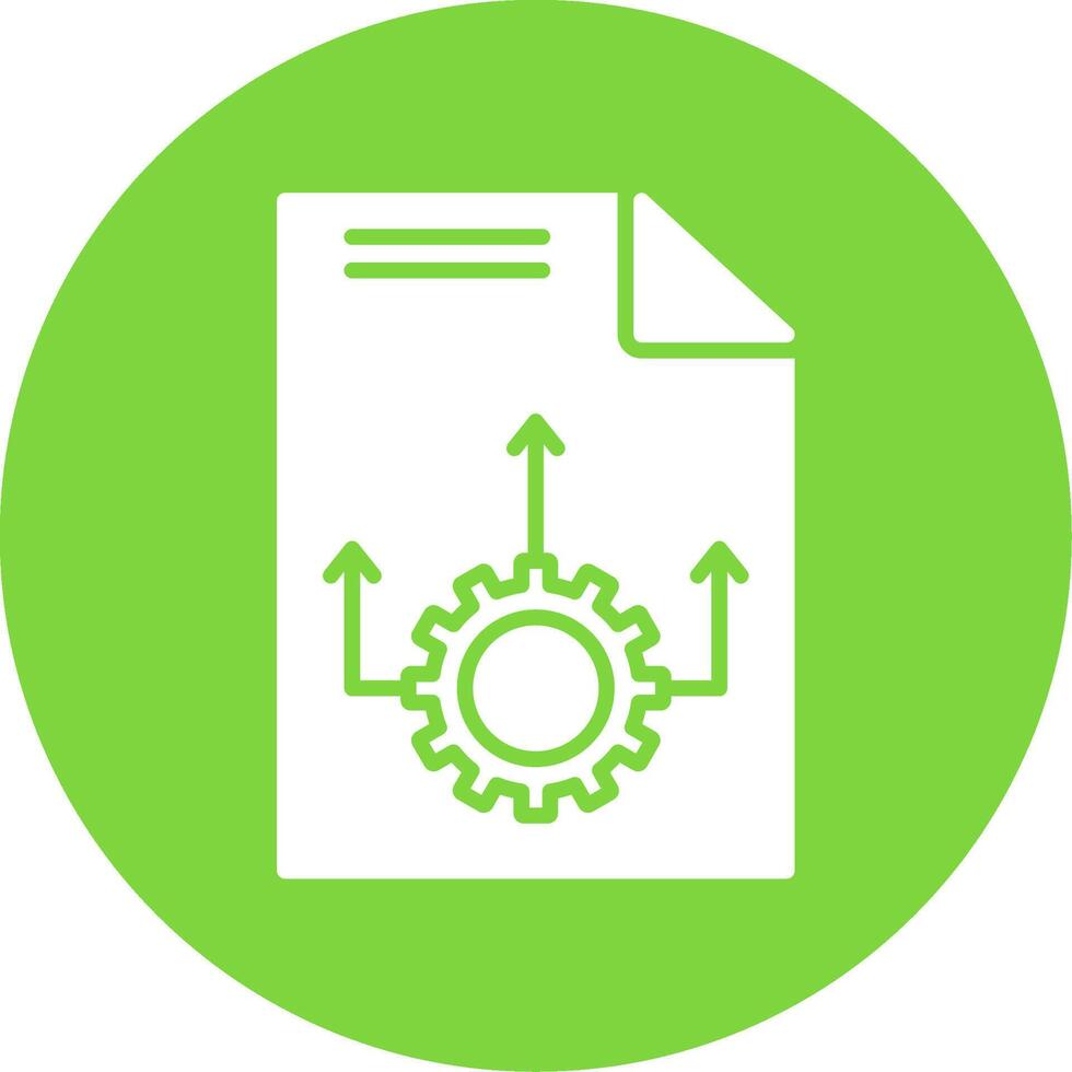 Workflow Multi Color Circle Icon vector