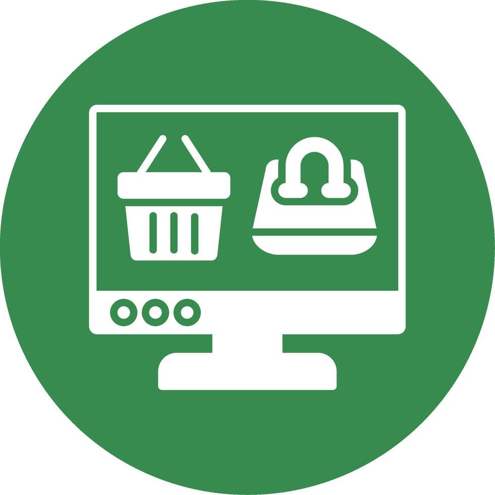 OnMulti Color Circle Shopping Multi Color Circle Icon vector