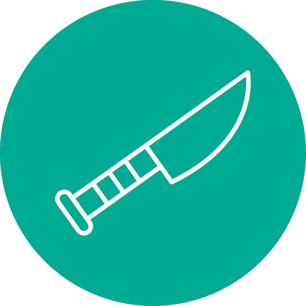 Knife Multi Color Circle Icon vector