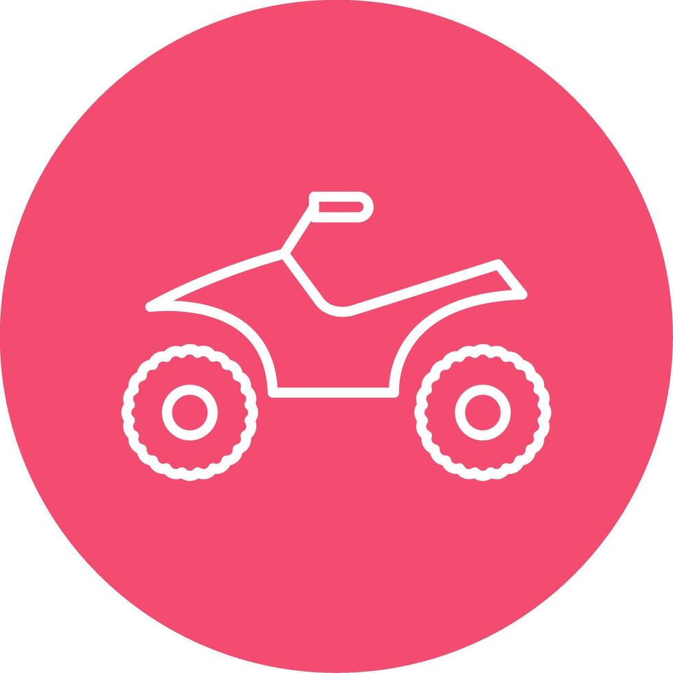 Quad Multi Color Circle Icon vector