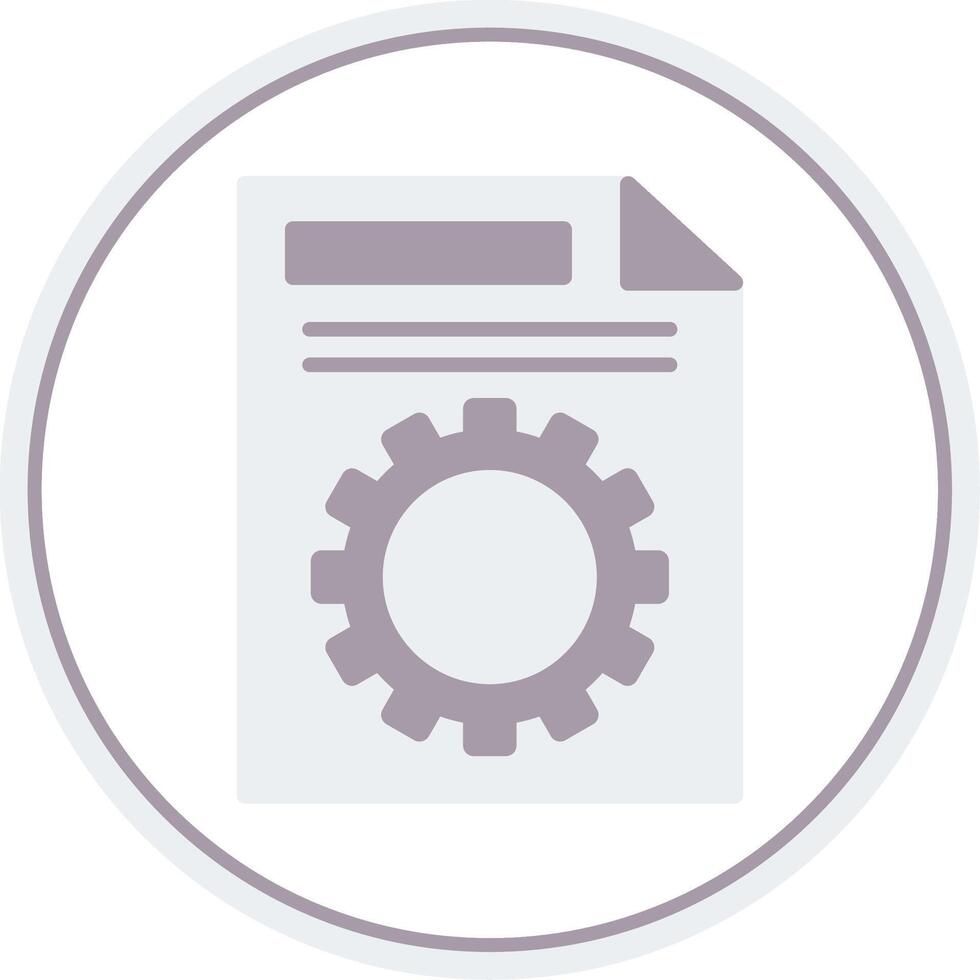 File Management Flat Circle Icon vector