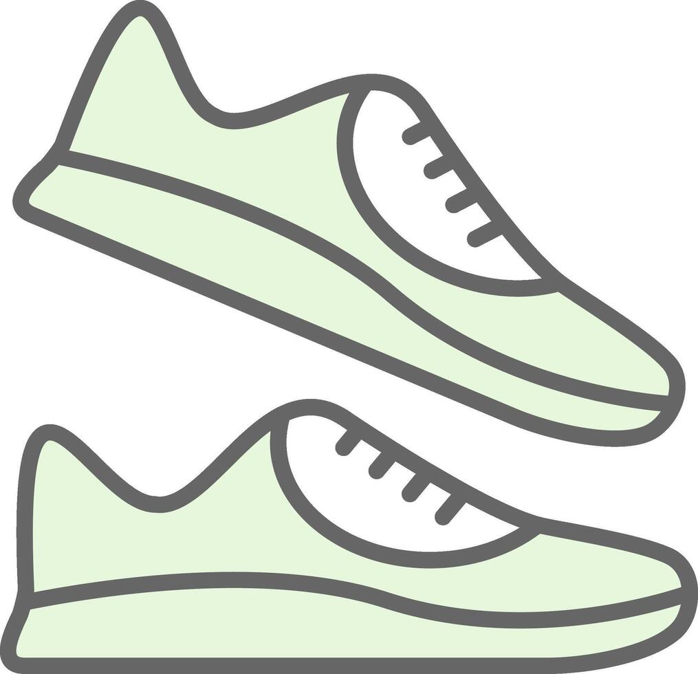 Jogger Fillay Icon Design vector