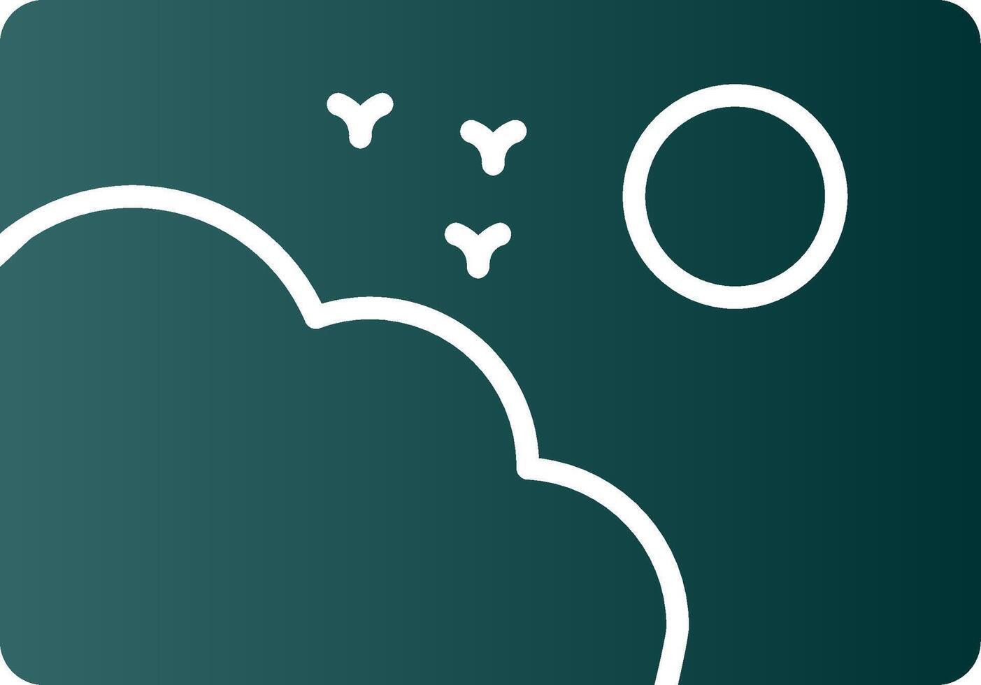 Picture Glyph Gradient Icon vector
