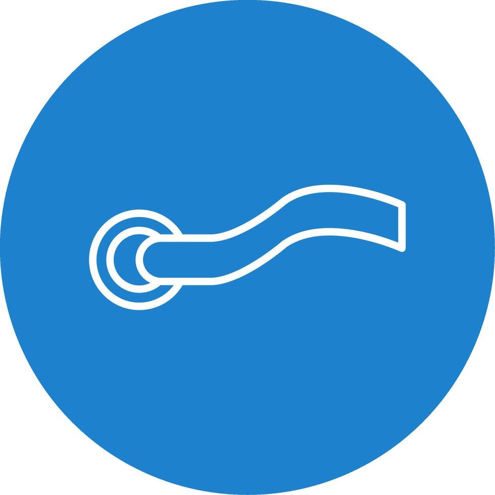 Handle Multi Color Circle Icon vector