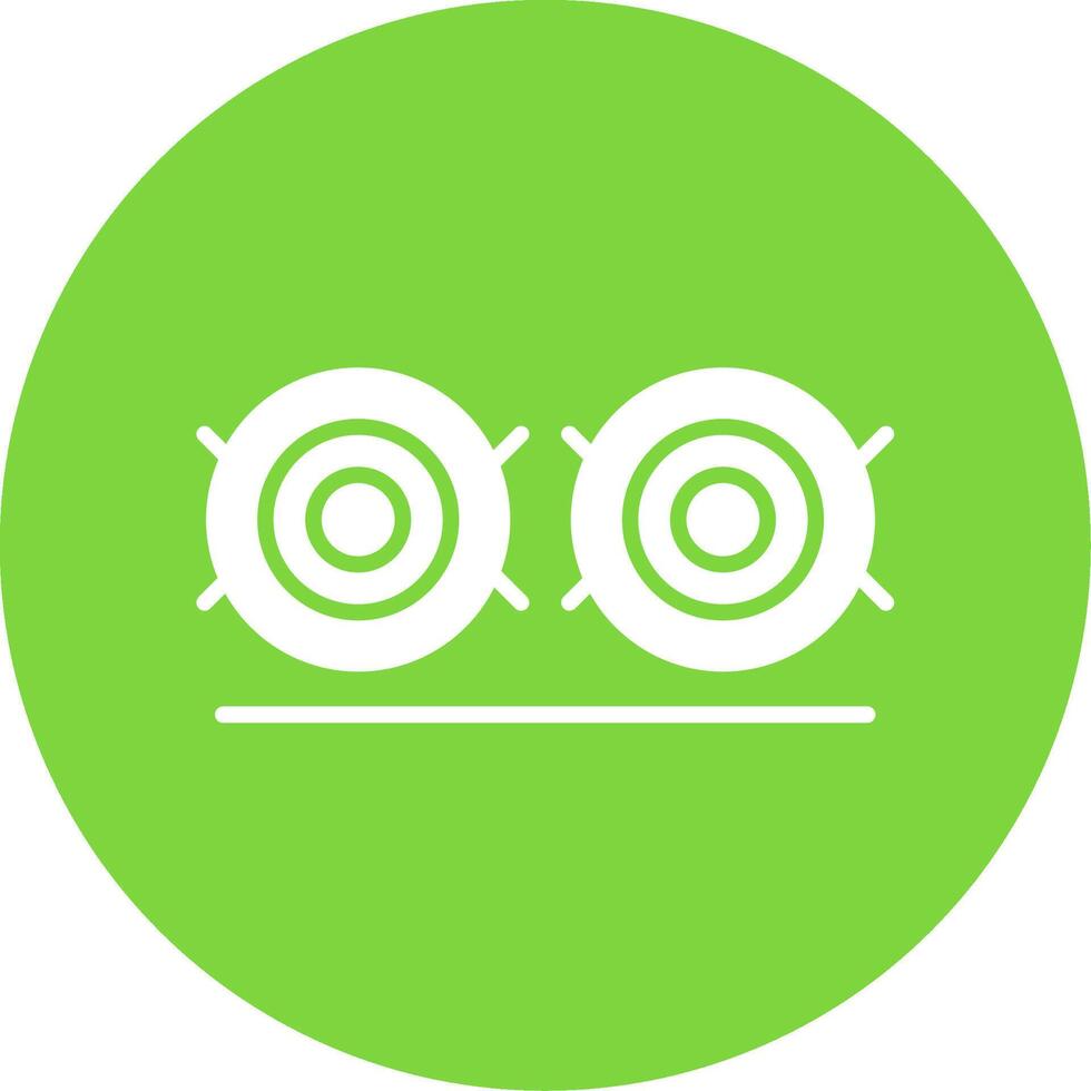 Hay Bale Multi Color Circle Icon vector