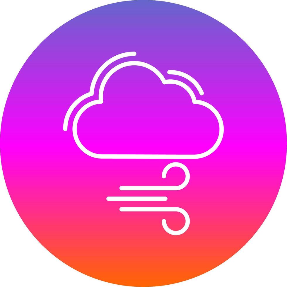 Breezy Line Gradient Circle Icon vector