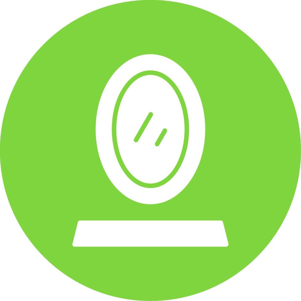 Mirror Multi Color Circle Icon vector