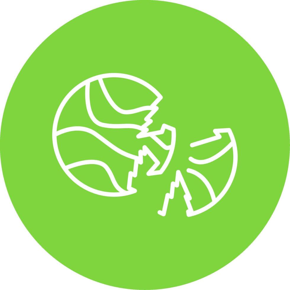 Explosion Multi Color Circle Icon vector