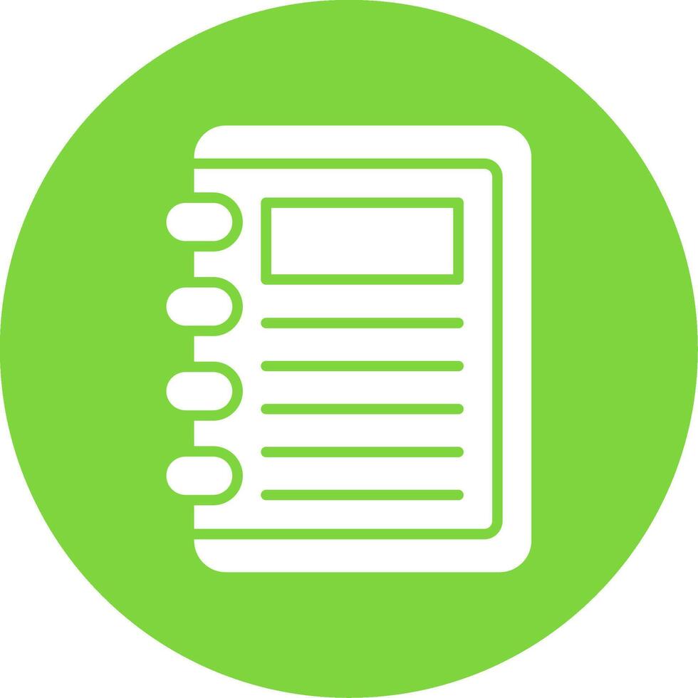 Take Note Multi Color Circle Icon vector