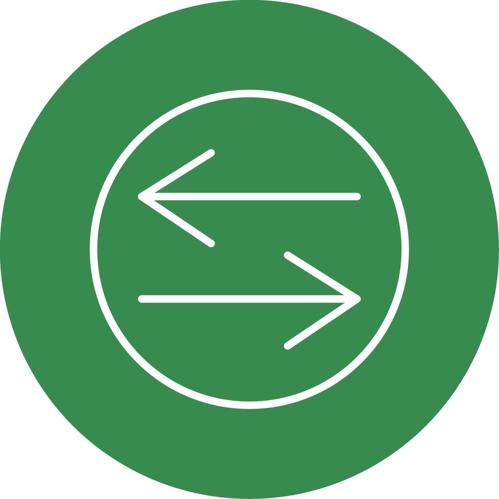 Swap Multi Color Circle Icon vector