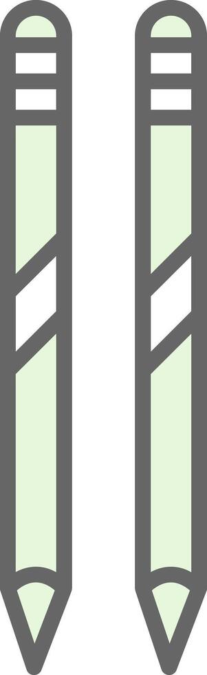 EyeLine Circle Multi Circler Pencils Fillay Icon Design vector