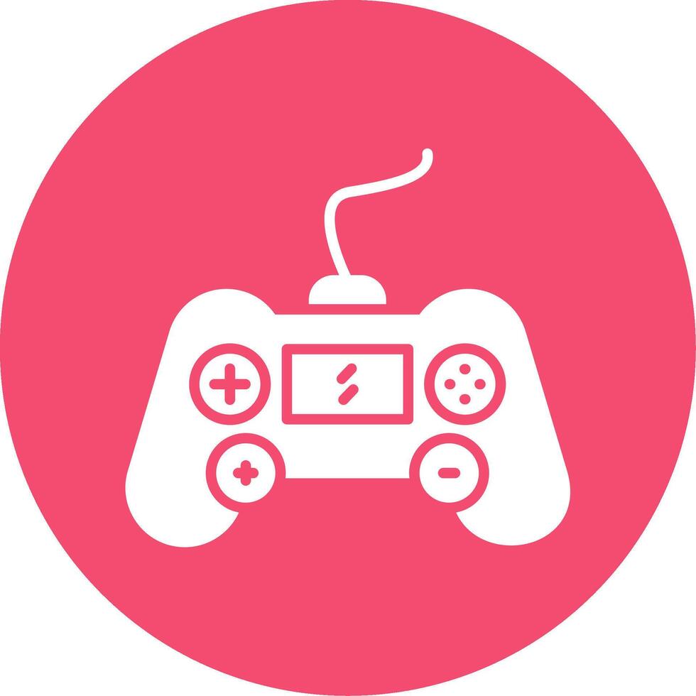 Gaming Console Multi Color Circle Icon vector