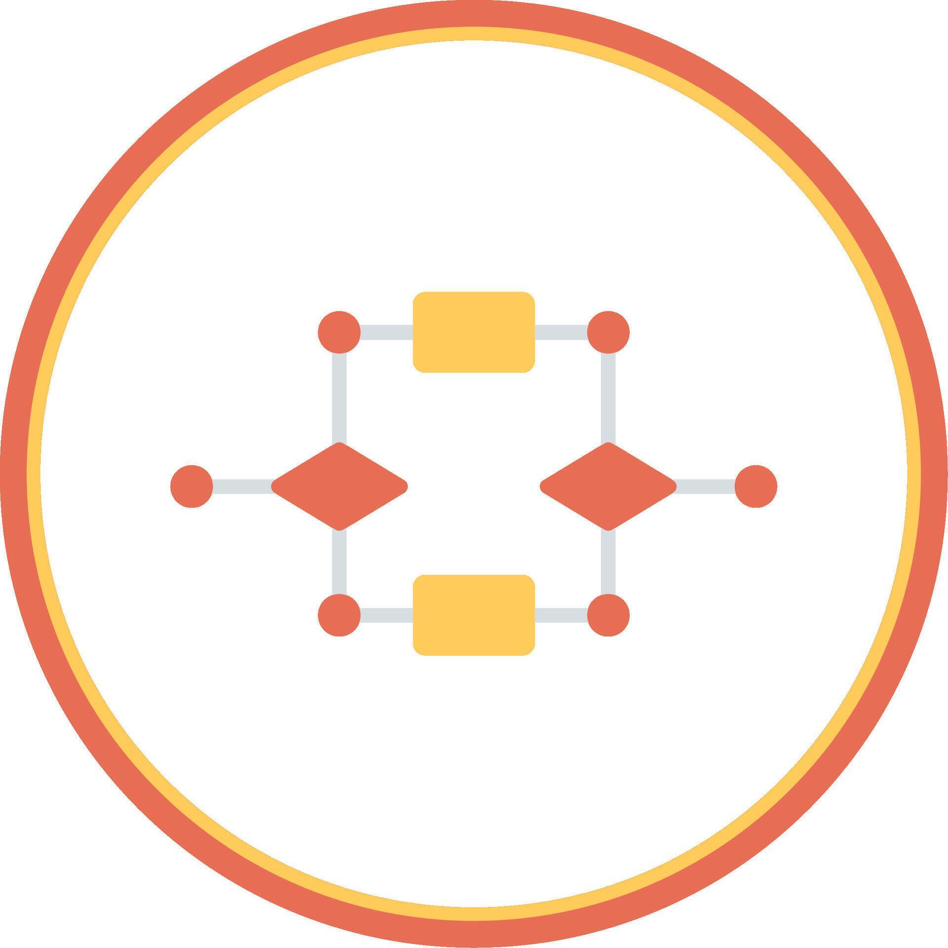Algorithm Flat Circle Icon 43744661 Vector Art at Vecteezy