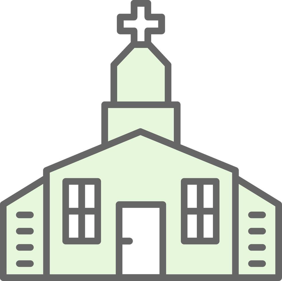 Church Fillay Icon Design vector