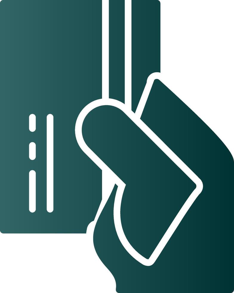 Payment Glyph Gradient Icon vector