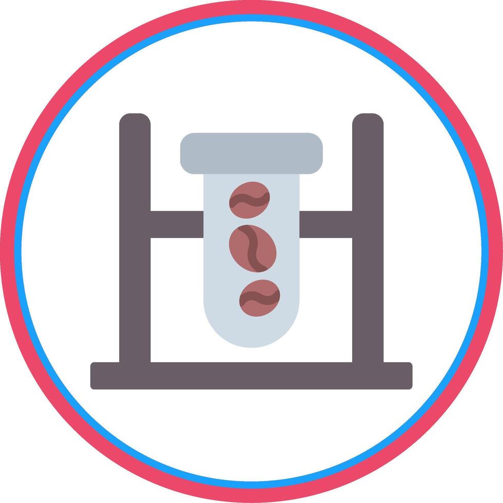Quality Check Flat Circle Icon vector