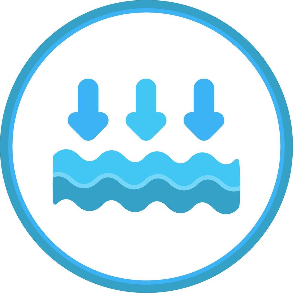 Arrows Flat Circle Icon vector