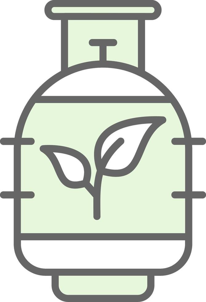 Bio Gas Fillay Icon Design vector