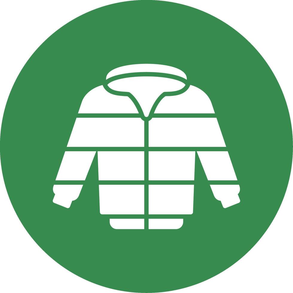 Jacket Multi Color Circle Icon vector