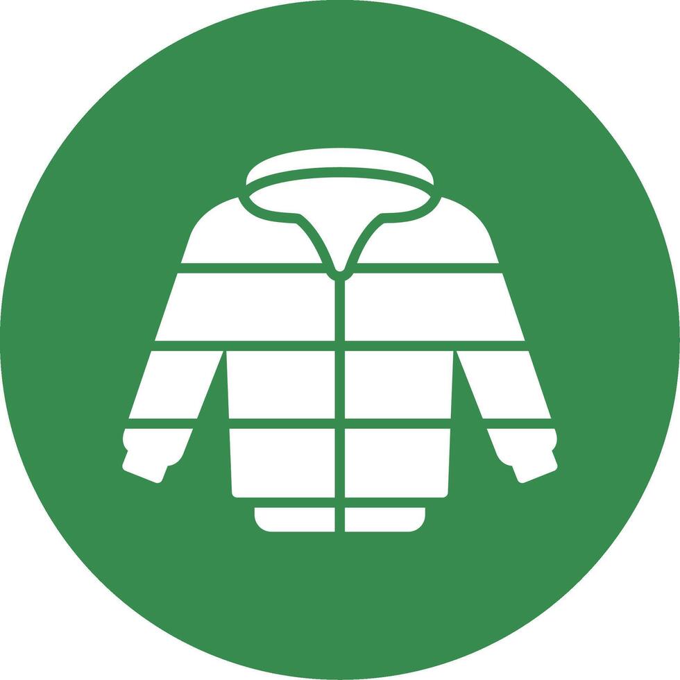 Jacket Multi Color Circle Icon vector