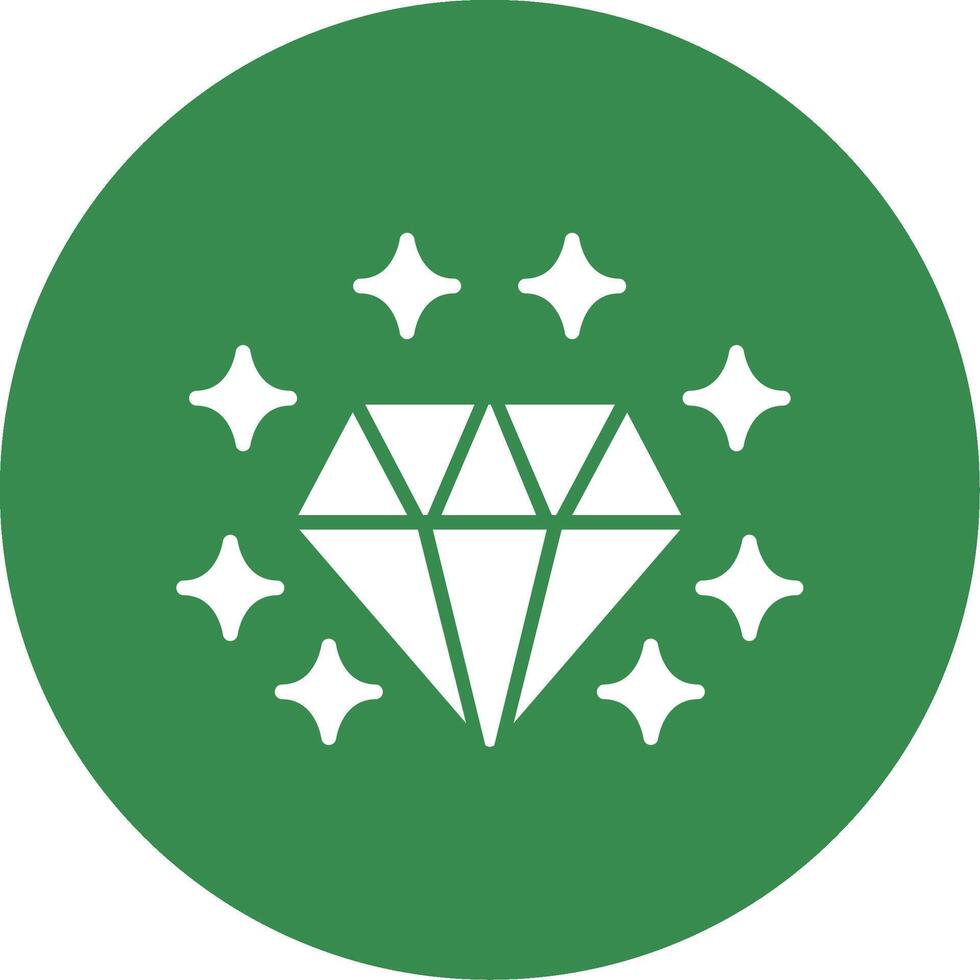 Gemstone Multi Color Circle Icon vector