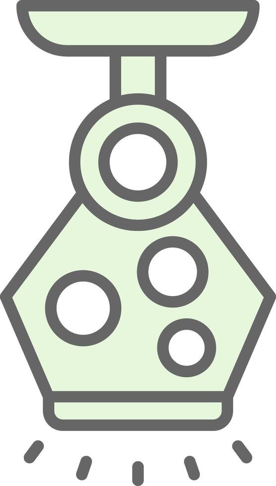 Lamp Fillay Icon Design vector