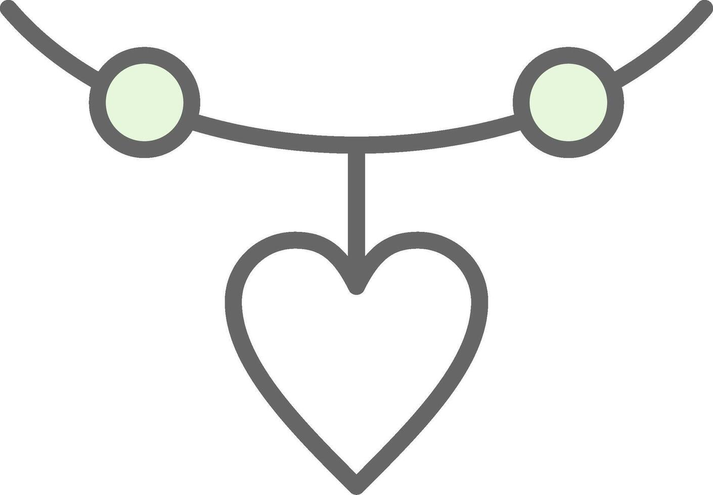 corazón relleno icono diseño vector