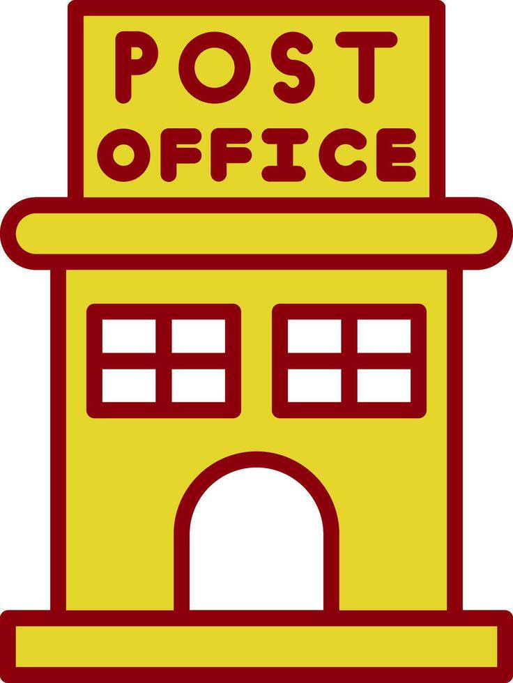 Post Office Vintage Icon Design vector