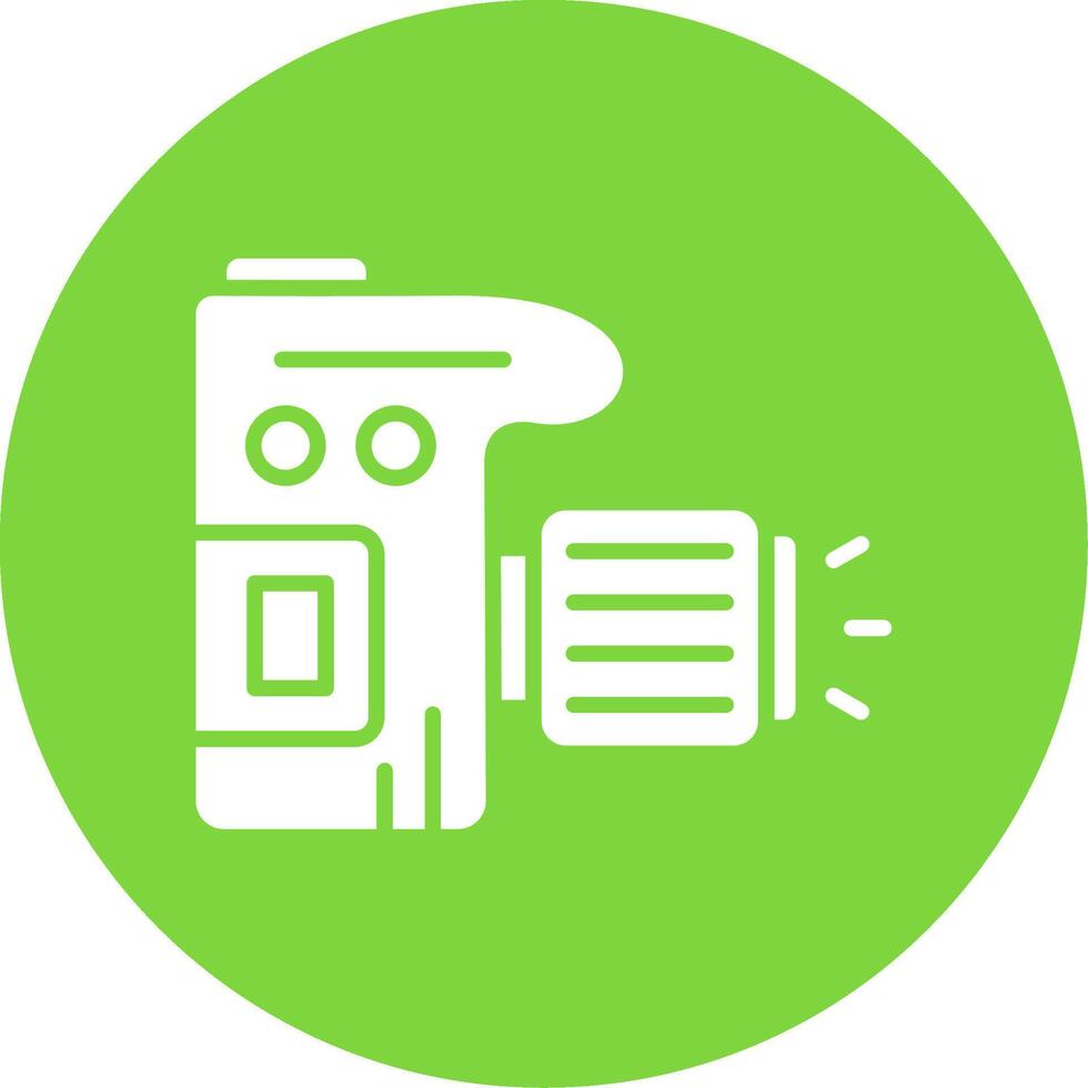 Photo Multi Color Circle Icon vector