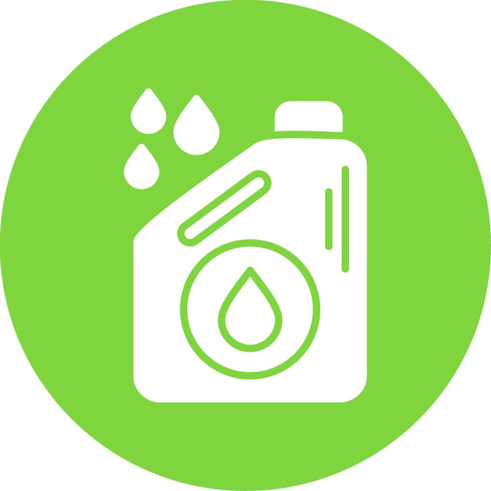 Oil Multi Color Circle Icon vector