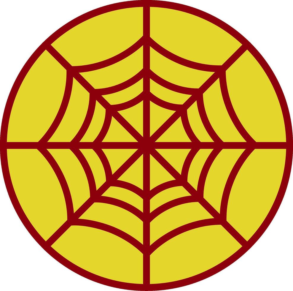 Spider Web Vintage Icon Design vector