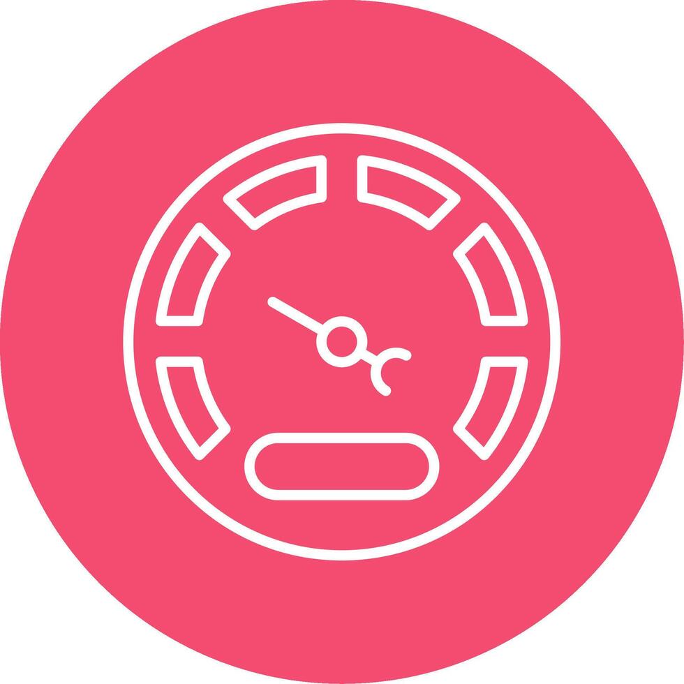 Gauge Multi Color Circle Icon vector