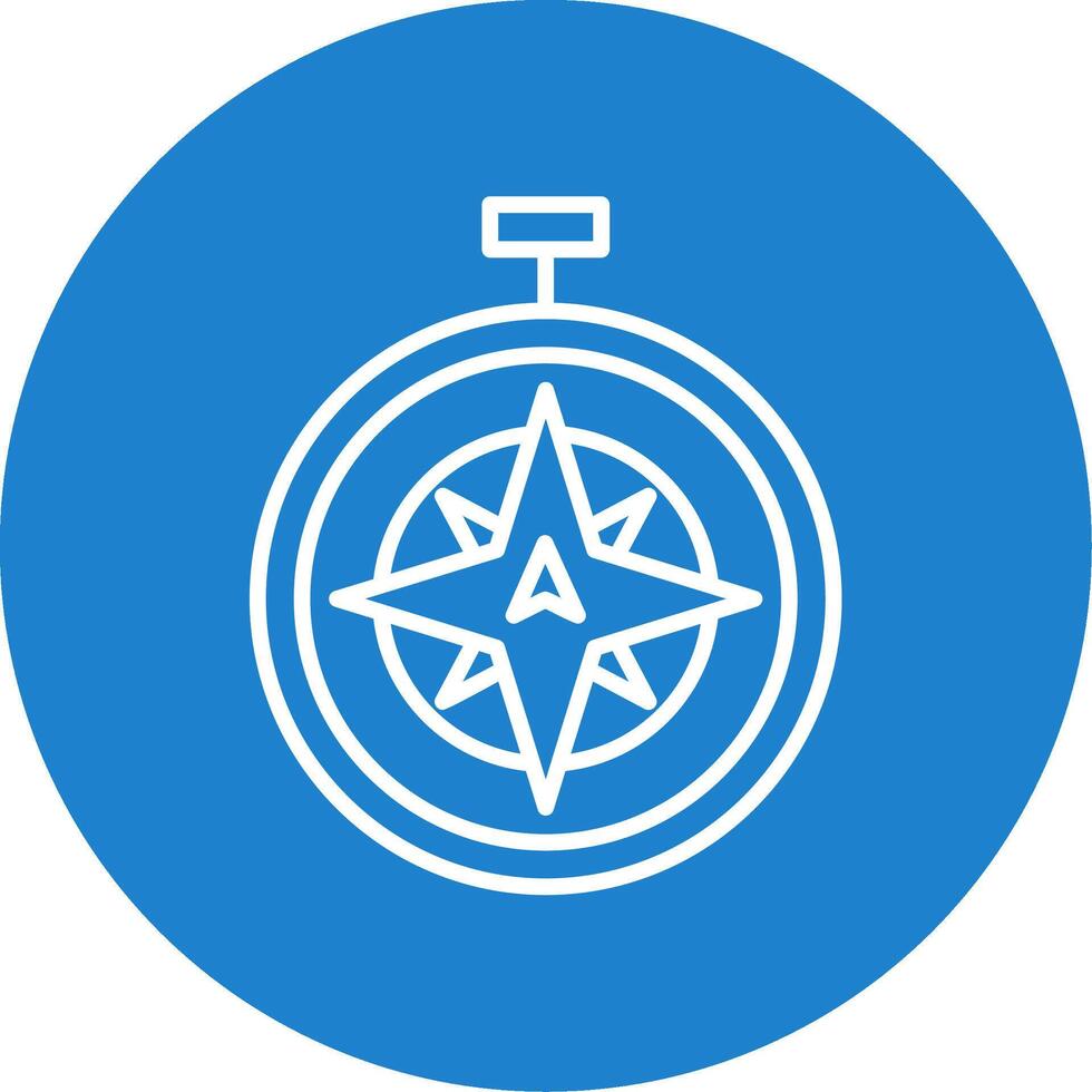 North Multi Color Circle Icon vector