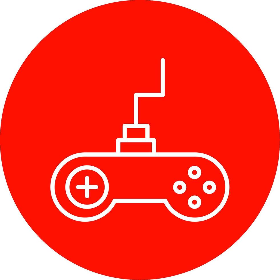 Gaming Multi Color Circle Icon vector