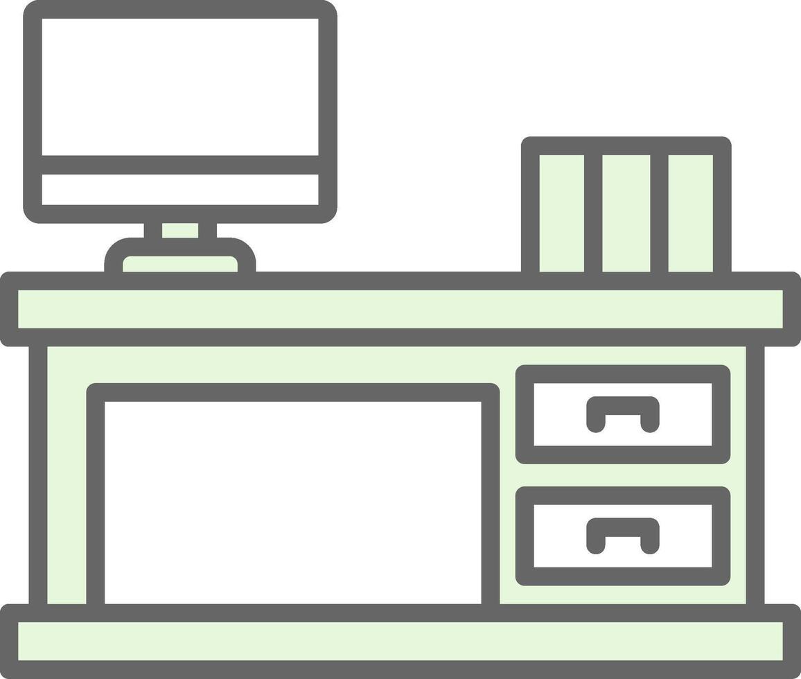 Work Space Fillay Icon Design vector