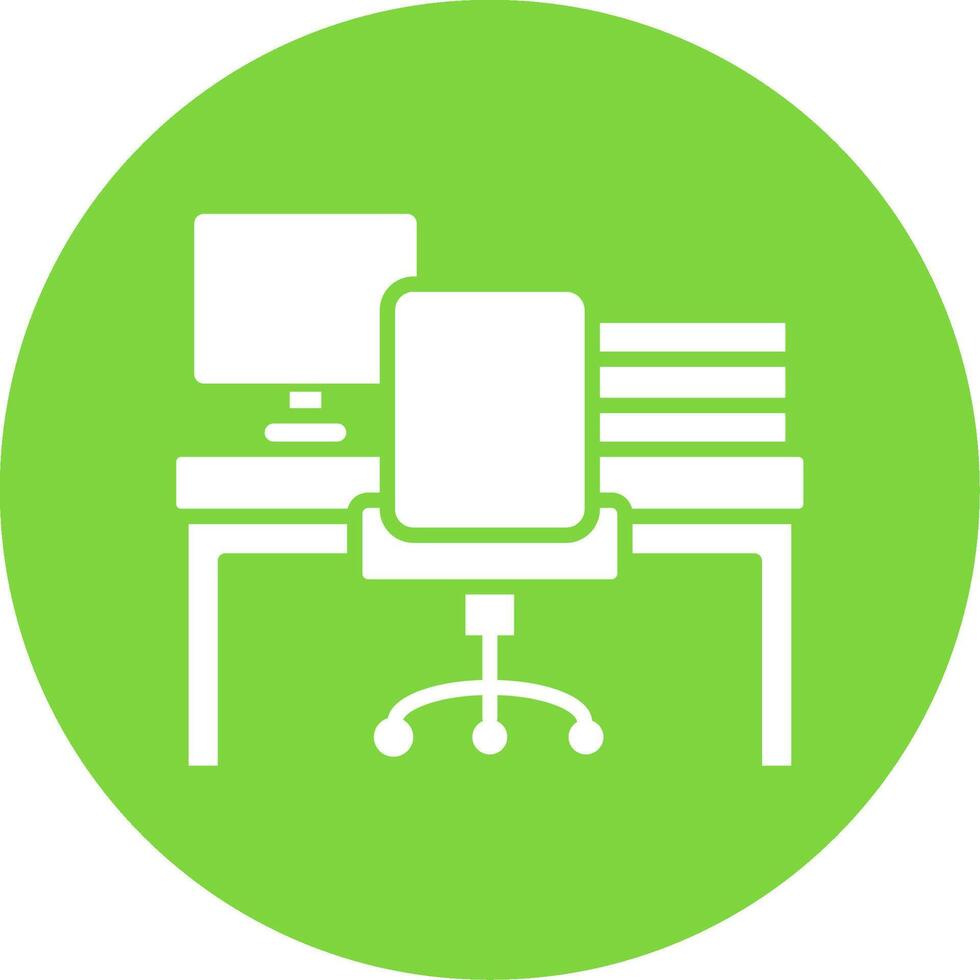 Workspace Multi Color Circle Icon vector