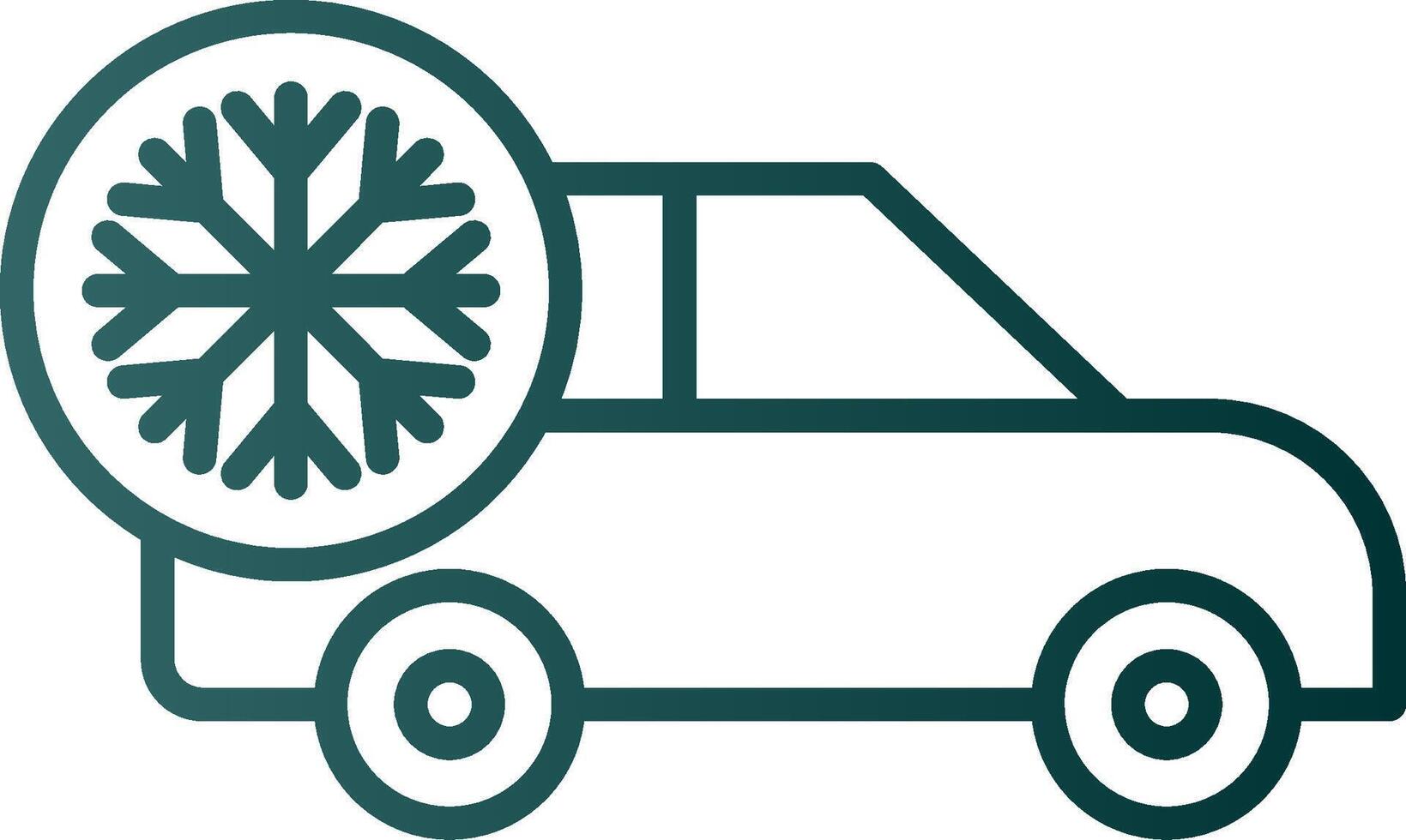 Air Conditioner Line Gradient Icon vector