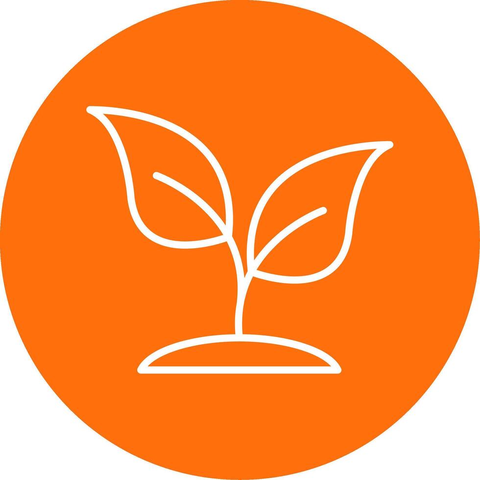 Basil Multi Color Circle Icon vector