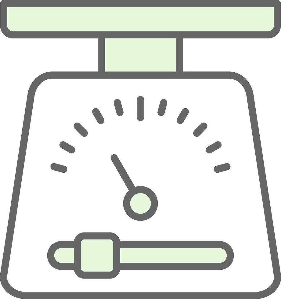 Scales Fillay Icon Design vector